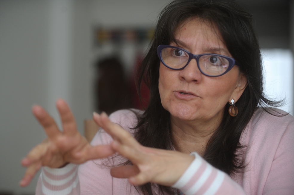 Liliana María Uribe, una de las cinco integrantes del Grupo Asesor Internacional de Personas Expertas, que investiga el asesinato de Berta Cáceres. / Cristian Garavito - El Espectador