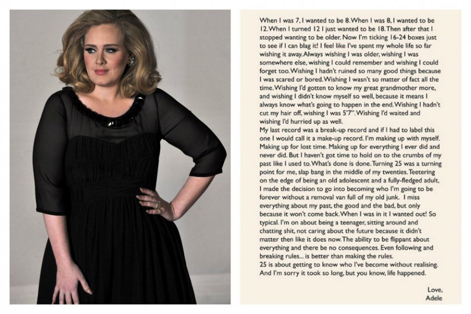 Tomada de Facebook.com/adele