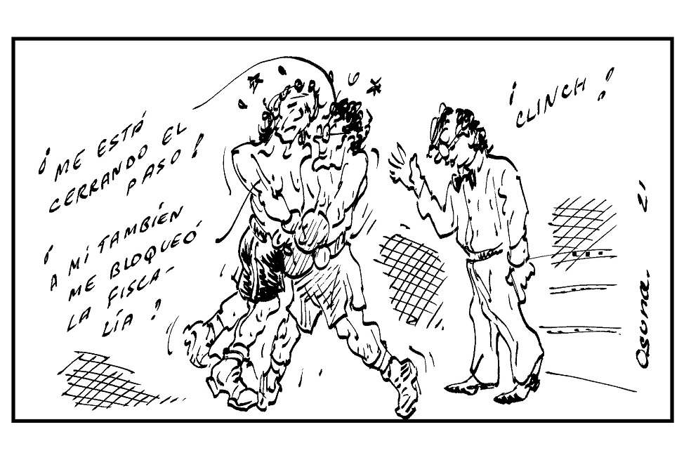 Antipetristas estorbándose