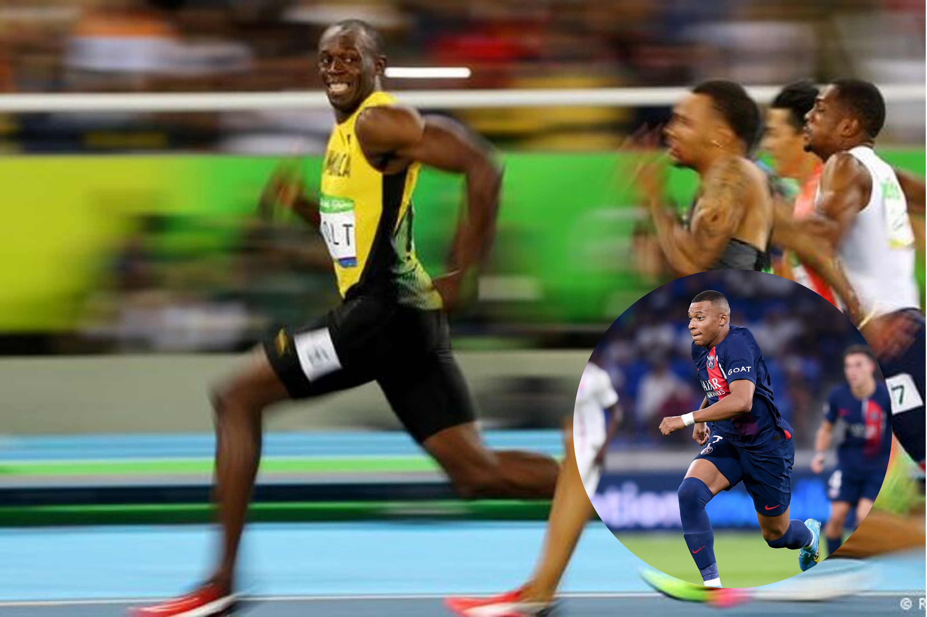 Usain Bolt, el hombre más rápido de la historia.