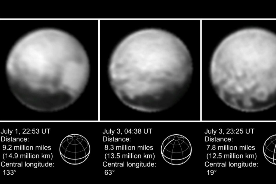 «New Horizons» revela que Plutón es un poco más grande de lo que se pensaba
