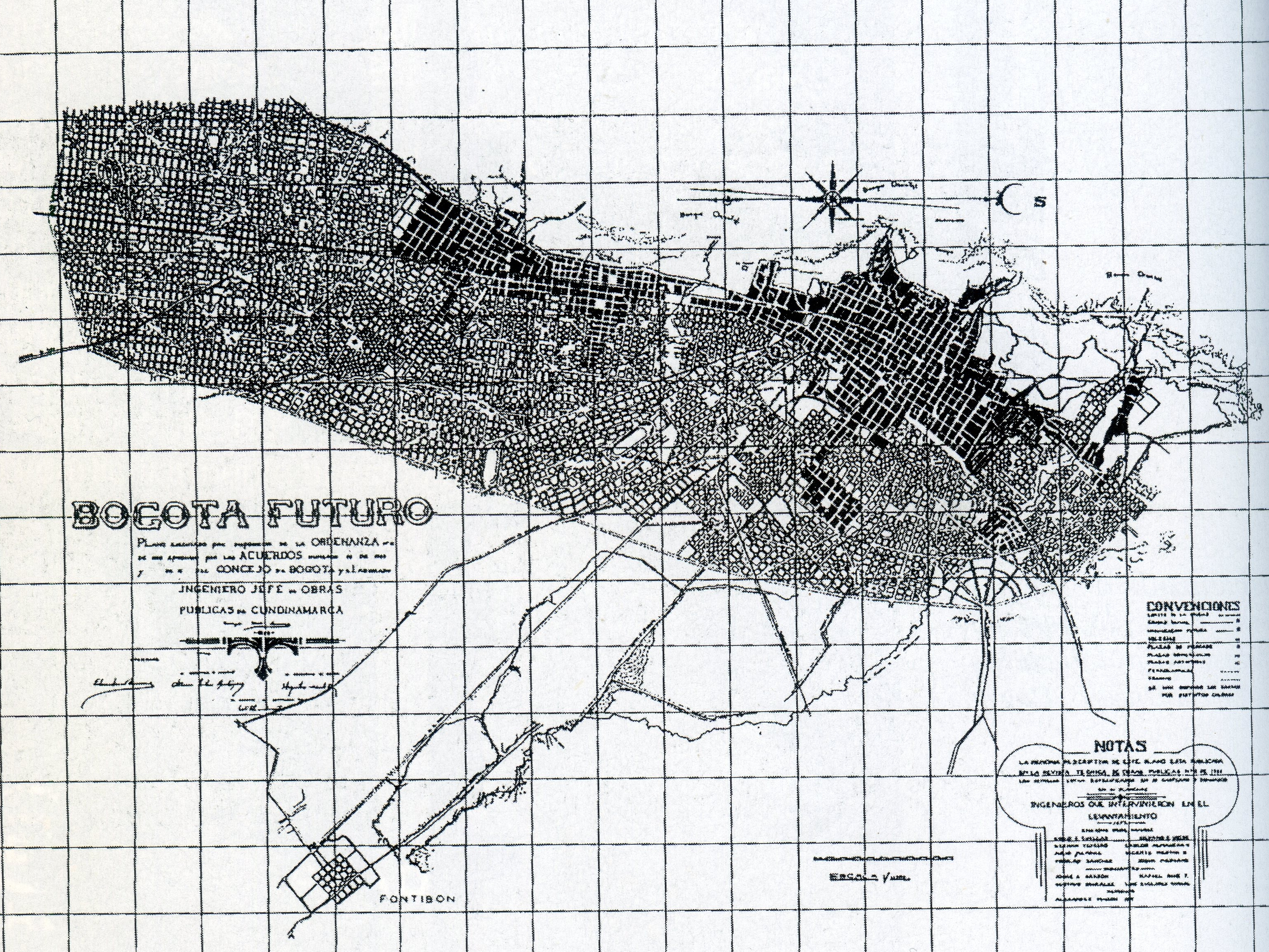 Plano Bogotá futuro: así se pensó en el pasado lo que vivimos en el presente