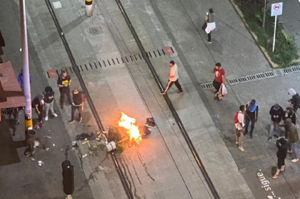 Estos son los daños en Medellín tras la segunda jornada de protestas por abuso policial