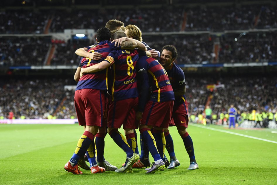 Barcelona se exhibe en el Bernabéu y goleó al Real Madrid