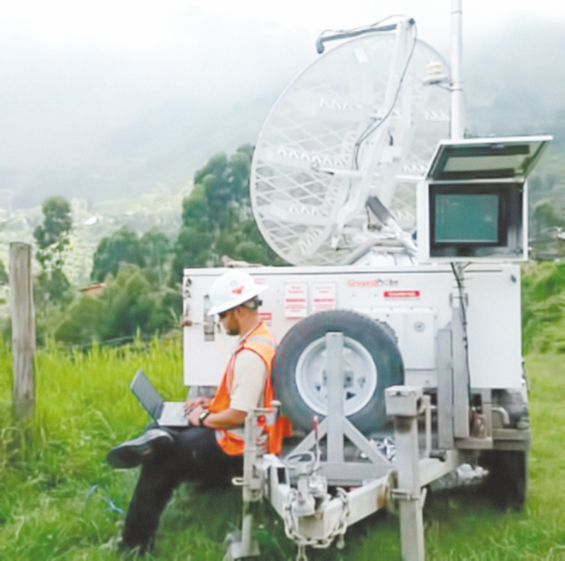 La U. Nacional usa un radar para monitorear zonas de derrumbe