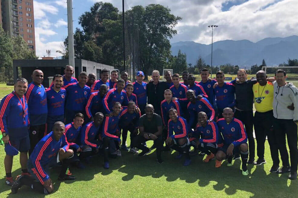 Carlos Queiroz compartió con la selección colombiana sub-17