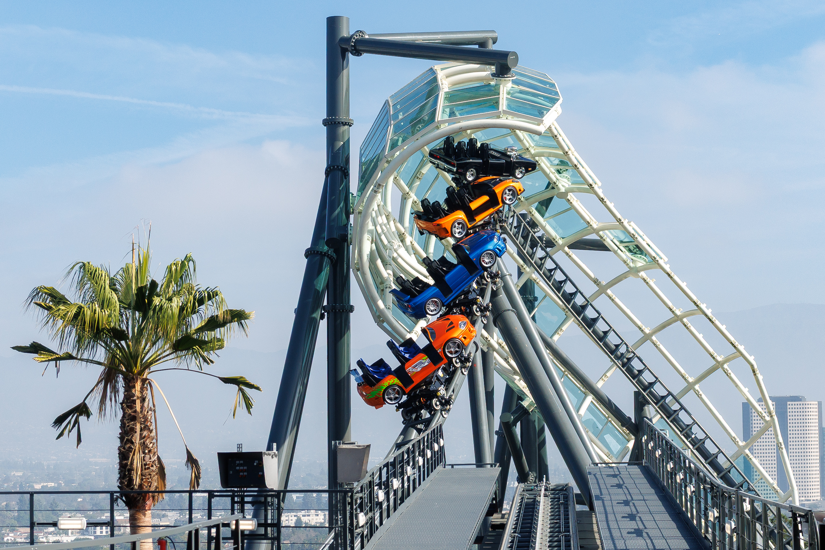 Universal Studios Hollywood revela autos de la montaña rusa Fast & Furious: Hollywood Drift