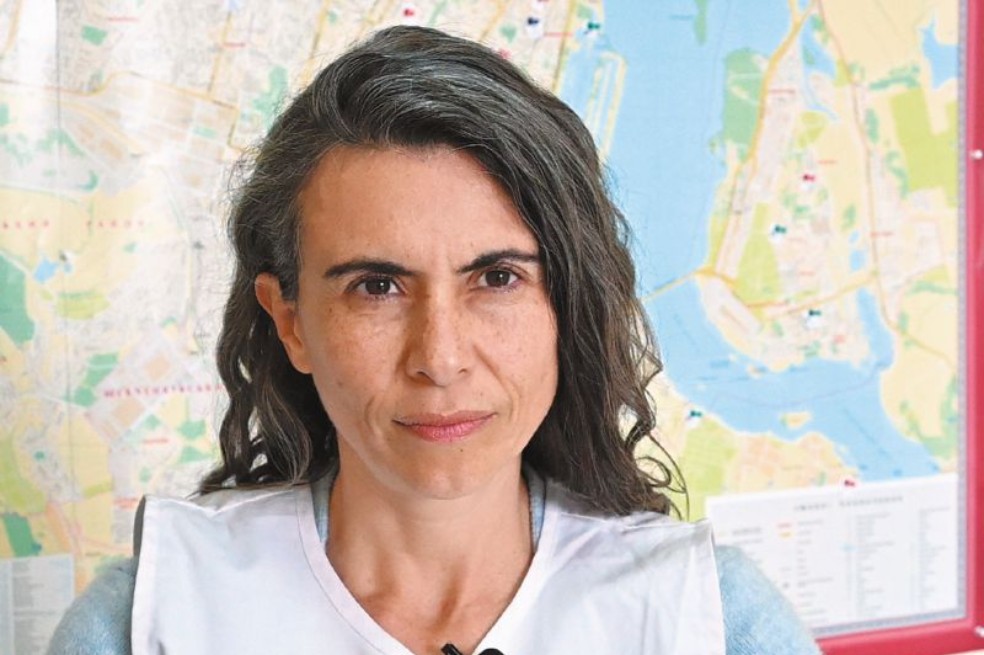 Lina Villa, coordinadora de salud mental de Médicos Sin Fronteras en Dnipró.