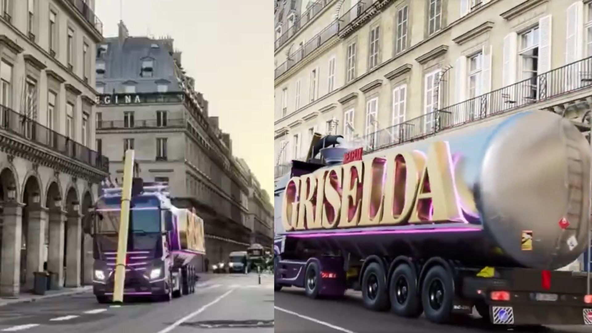 ¿Camión aspirando líneas de “coca”? La polémica campaña de ‘Griselda’ en Europa