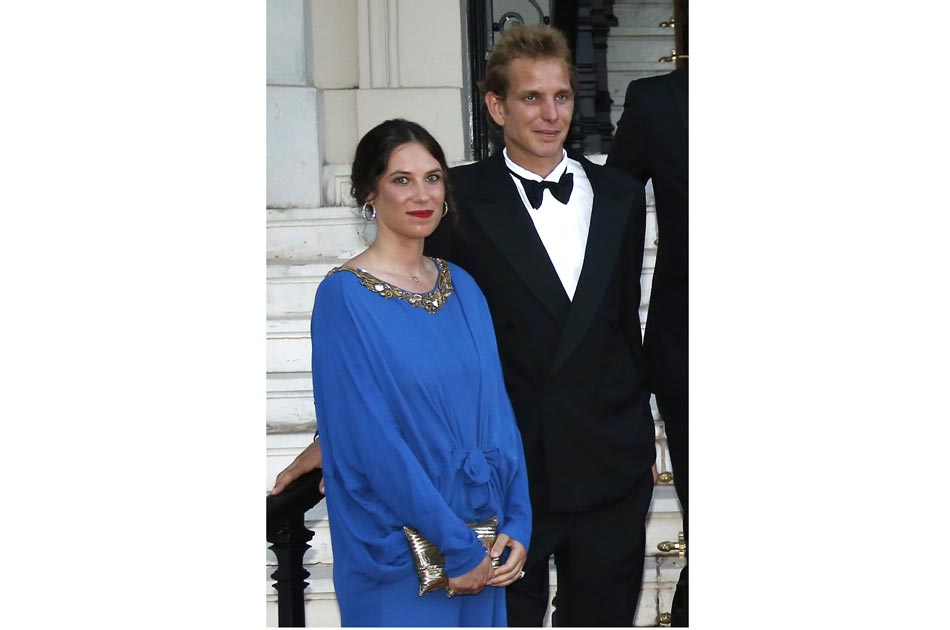 Andrea Casiraghi, hijo de la princesa Carolina de Hannover, y su novia Tatiana Santo Domingo