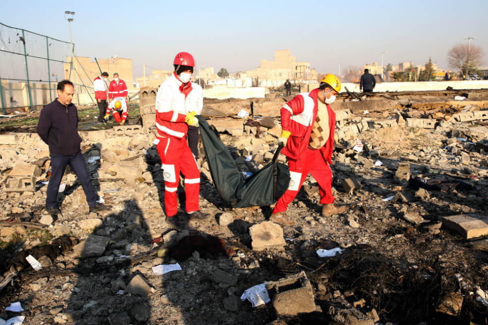 No hay sobrevivientes: choque de avión ucraniano en Teherán deja 176 muertos