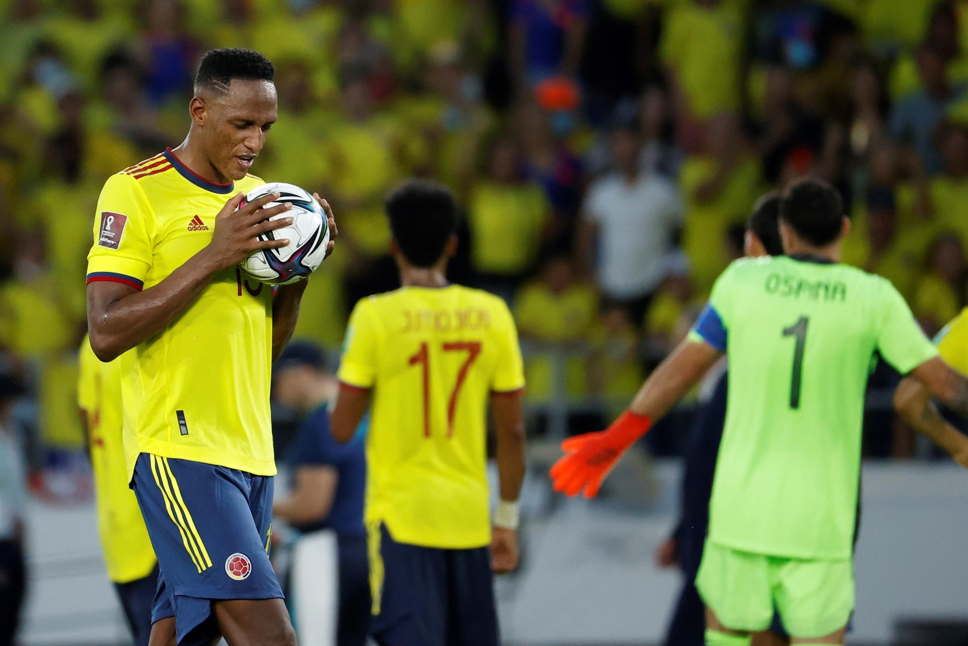 Yerry Mina y la propensión a lesionarse