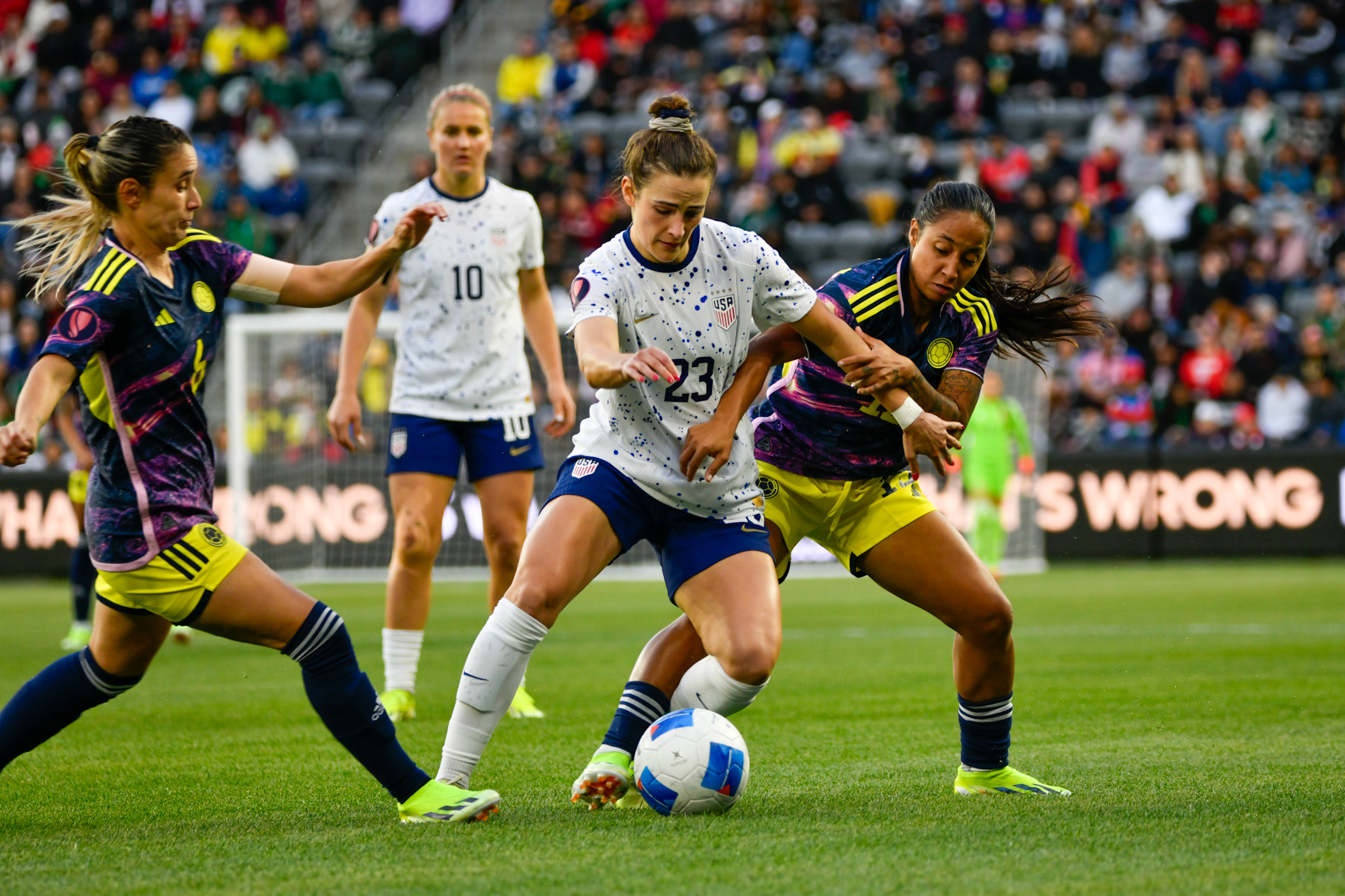 Colombia vs. Estados Unidos en la Copa Oro Femenina