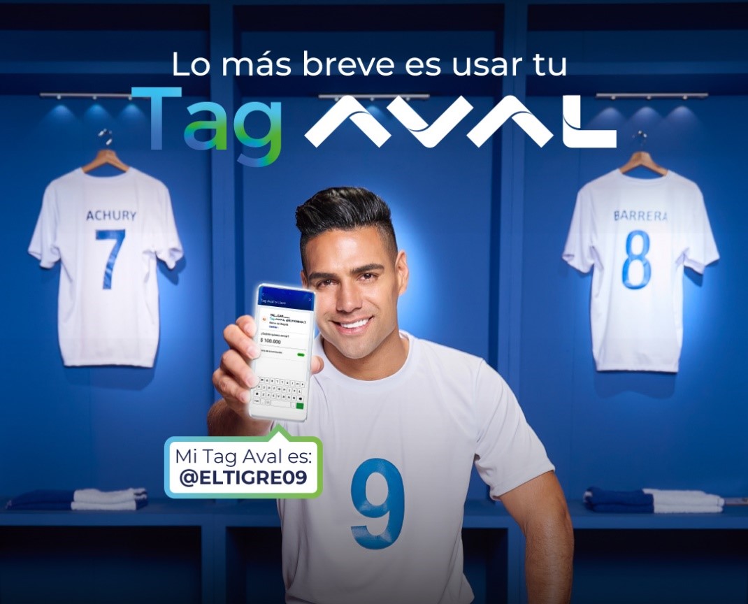 Ahora puedes ponerle el nombre que quieras a tu Tag Aval, como el de Falcao que ahora es @ElTigre09.