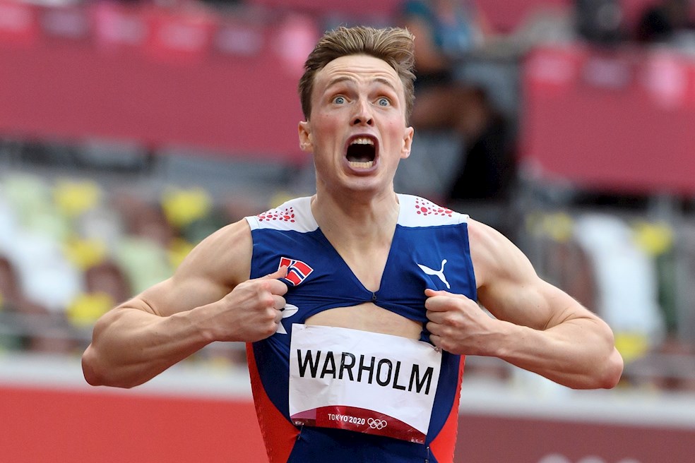 Karsten Warholm: oro y plusmarca en los 400 metros vallas en Tokio