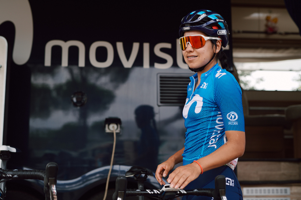 La colombiana quedó a 2:29 de la campeona Anna Van der Breggen.