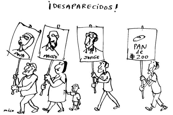 ¡Desaparecidos!