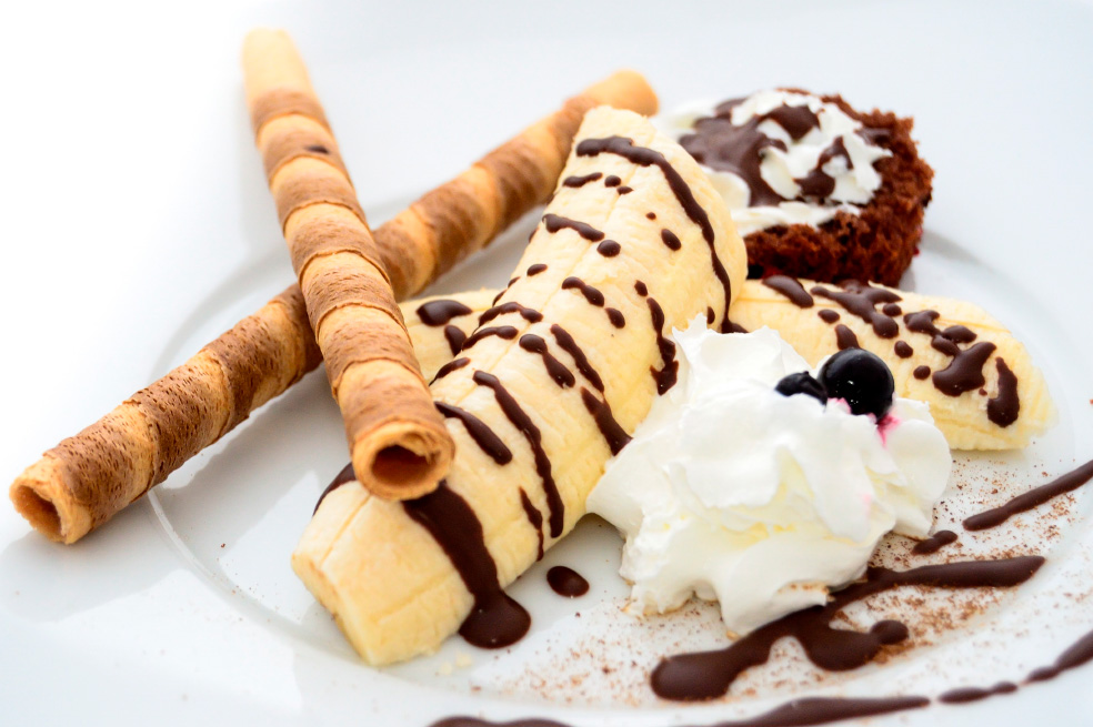 Receta para preparar helado de banana con 4 ingredientes