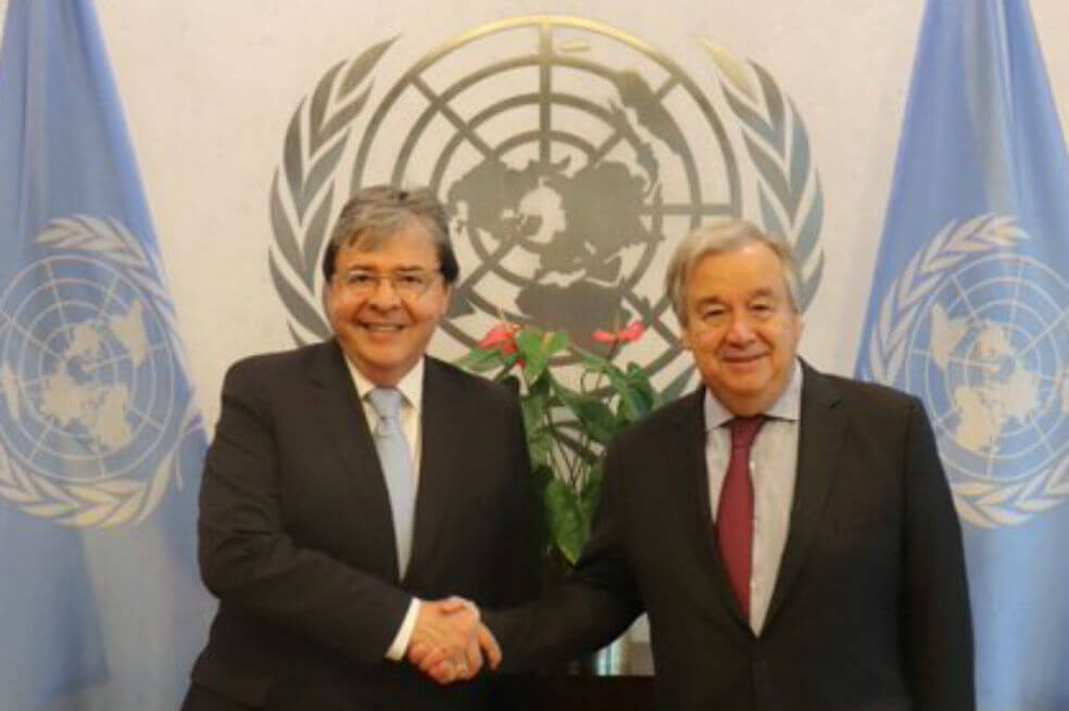 Colombia presenta a ONU sus últimos avances en implementación de la paz