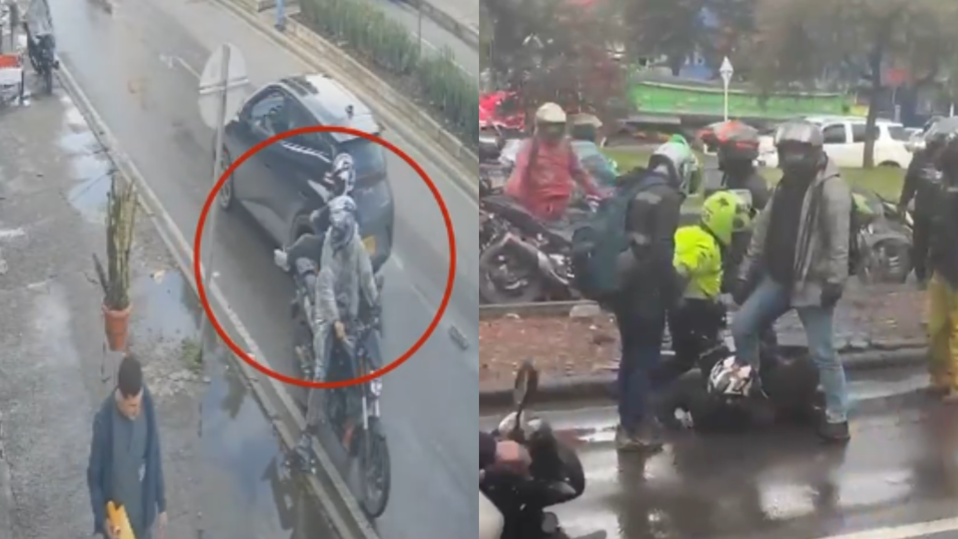 Fleteo en el barrio Venecia terminó en balacera y con un ladrón capturado