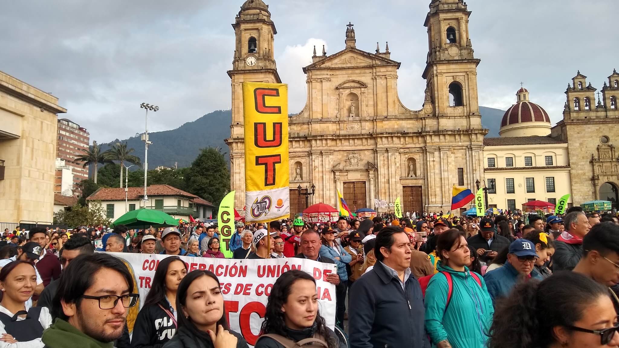 La CUT rechaza las amenazas contra su presidente Diógenes Orjuela
