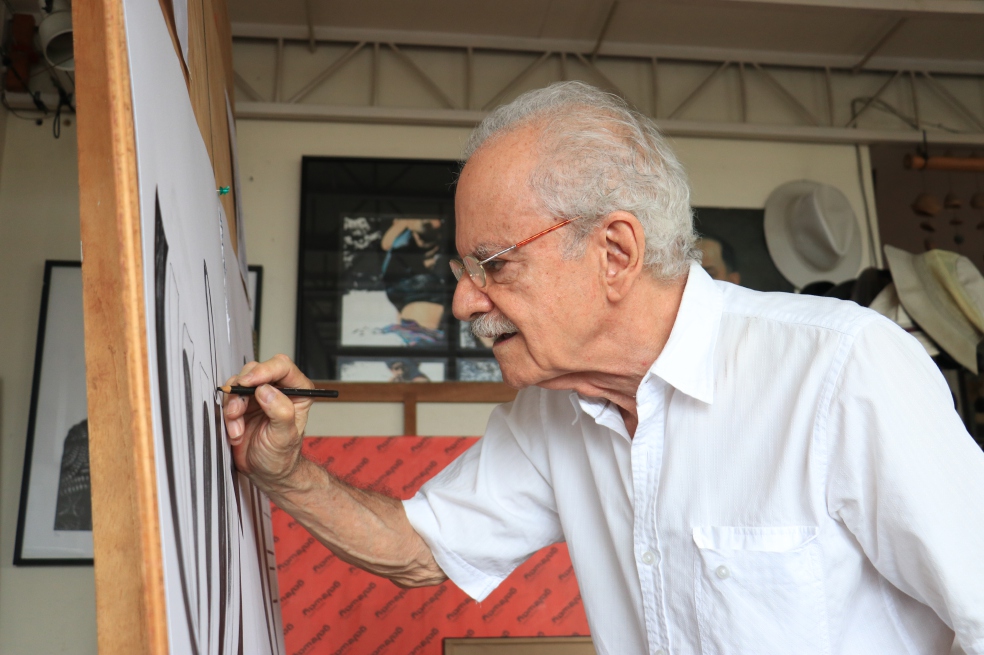 Muy pronto la Universidad del Valle publicará un libro en homenaje al maestro Pedro Alcántara. / Luis Carlos Acosta
