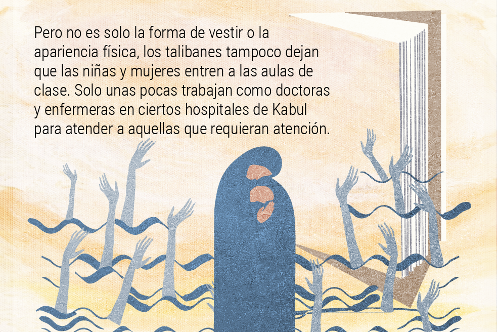 Los talibanes silencian cada vez más a las mujeres en Afganistán.