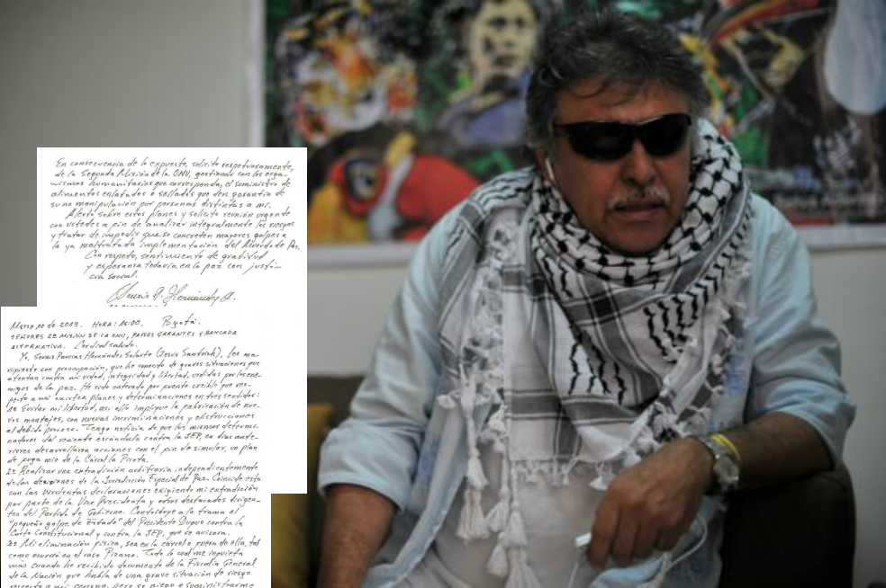 Jesús Santrich dice que la orden es extraditarlo o asesinarlo