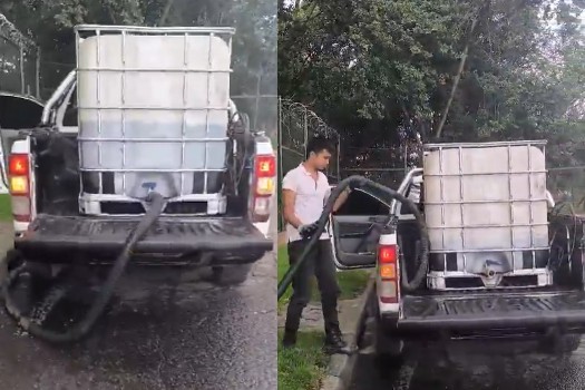Video: captan a sujeto vertiendo líquidos en humedal, Distrito abrió investigación