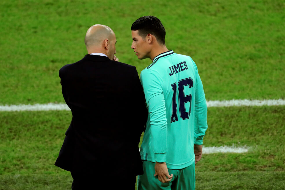 James, 17 minutos en clasificación de Real Madrid a la final de la Supercopa de España
