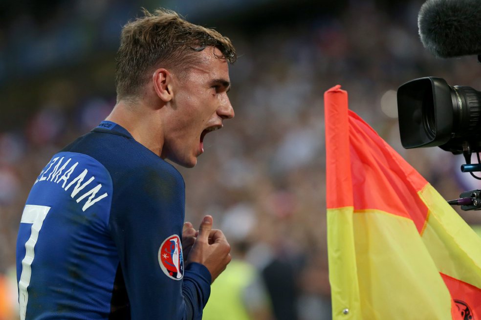Antoine Griezmann, autor de los dos goles ante Alemania./ AFP