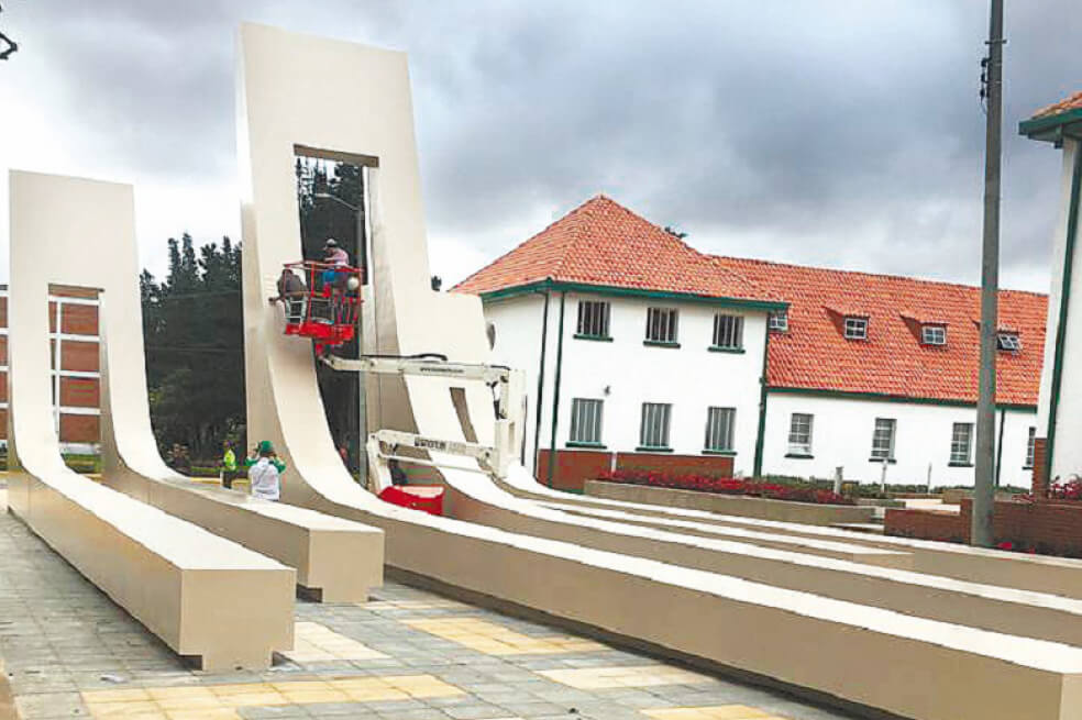 Alto turmequé: El monumento atrasado de la Policía y movidas diplomáticas y jurídicas