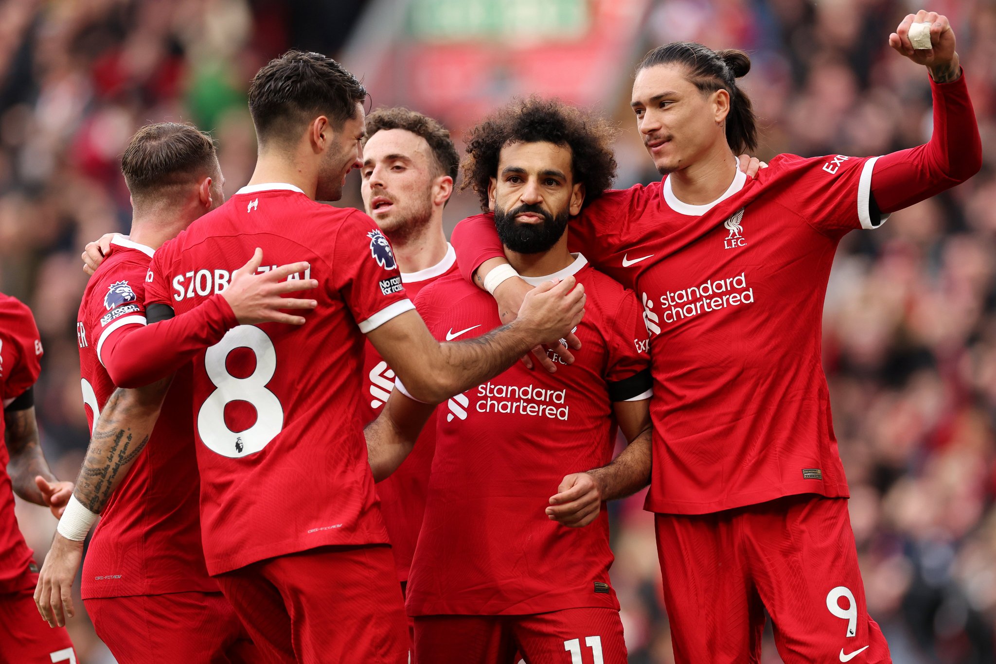 El Liverpool de Luis Díaz se llevó la victoria ante Everton en Anfield
