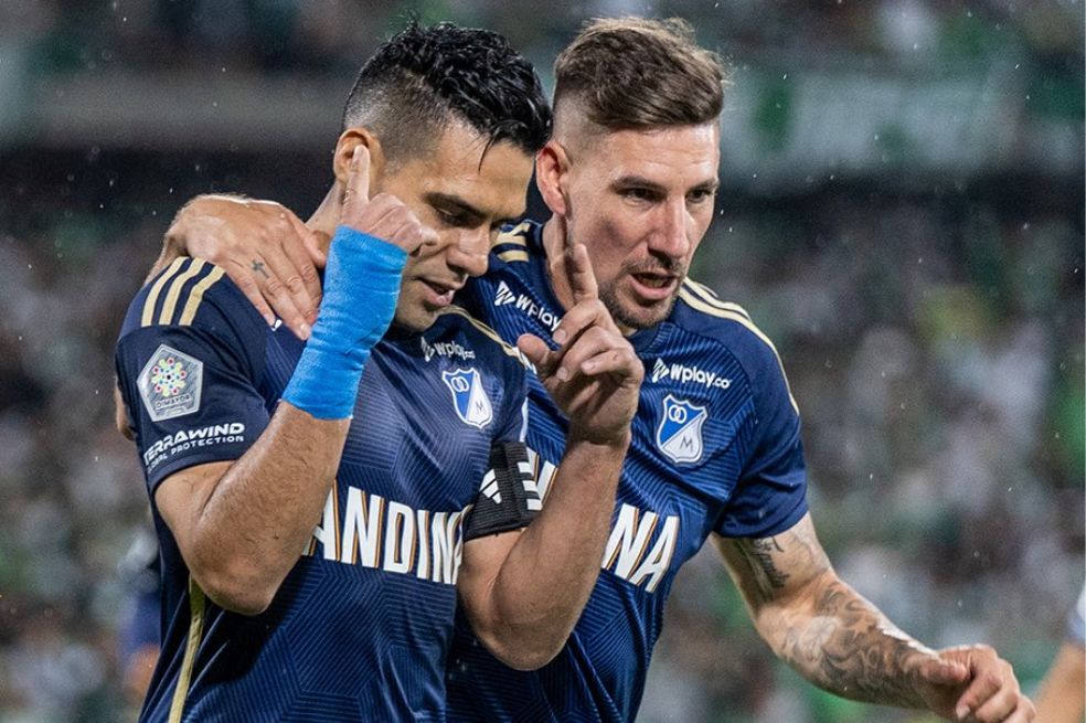 Millonarios, con gol de Falcao, sacó un punto importante ante Nacional