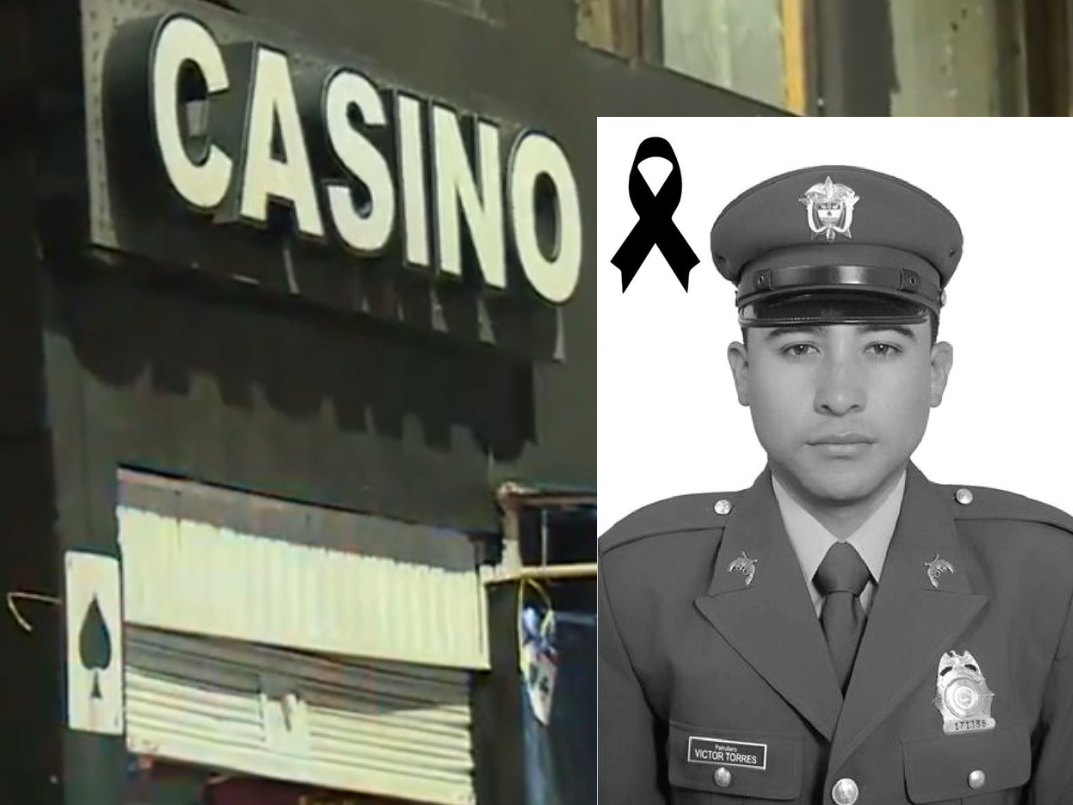 En medio de un cruce de disparos murió policía y dos ladrones en casino de Engativá
