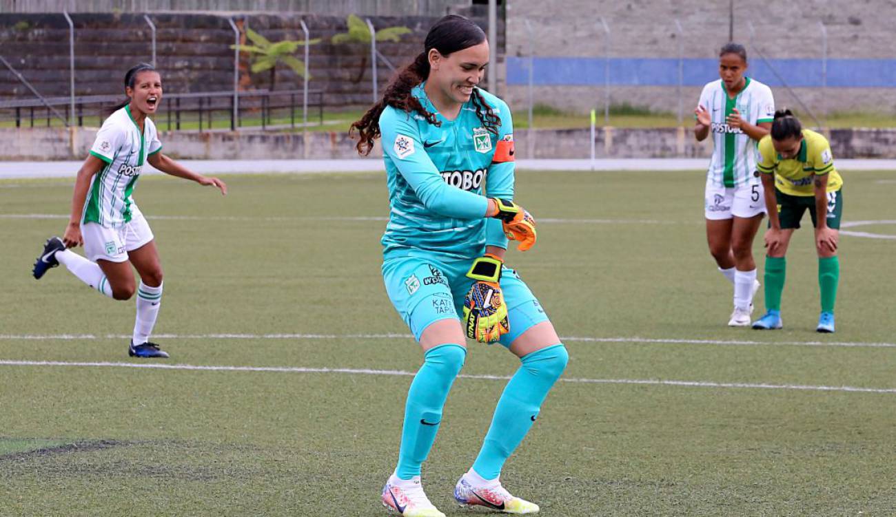 Katherine Tapia, la guardiana del arco de Atlético Nacional