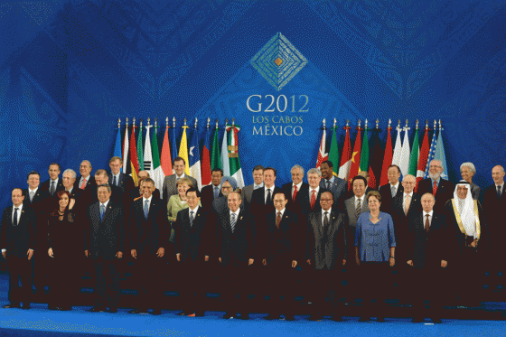 Mandatarios en la cumbre del G20 en 2012./ EFE
