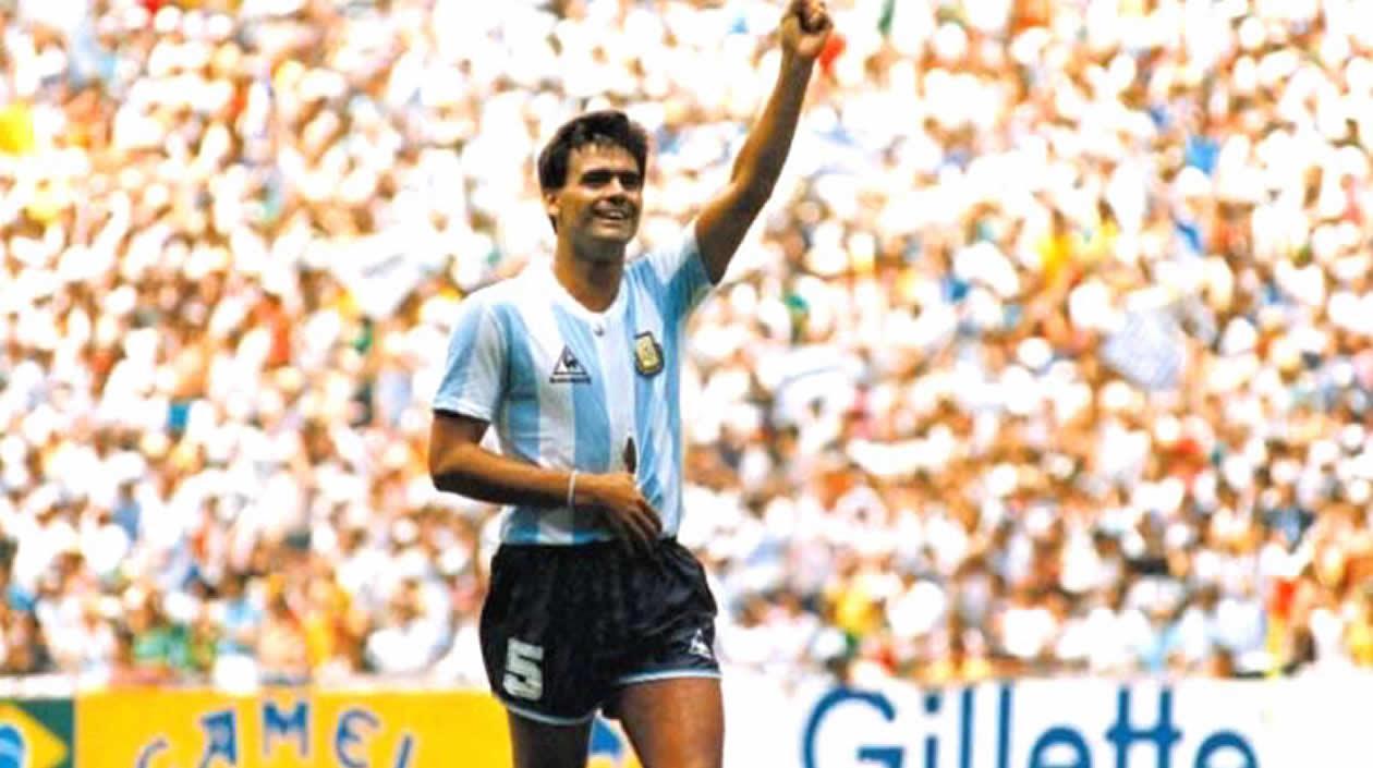 El "Tata" Brown Se destacó al anotar un gol en la final ante Alemania en México 1986.