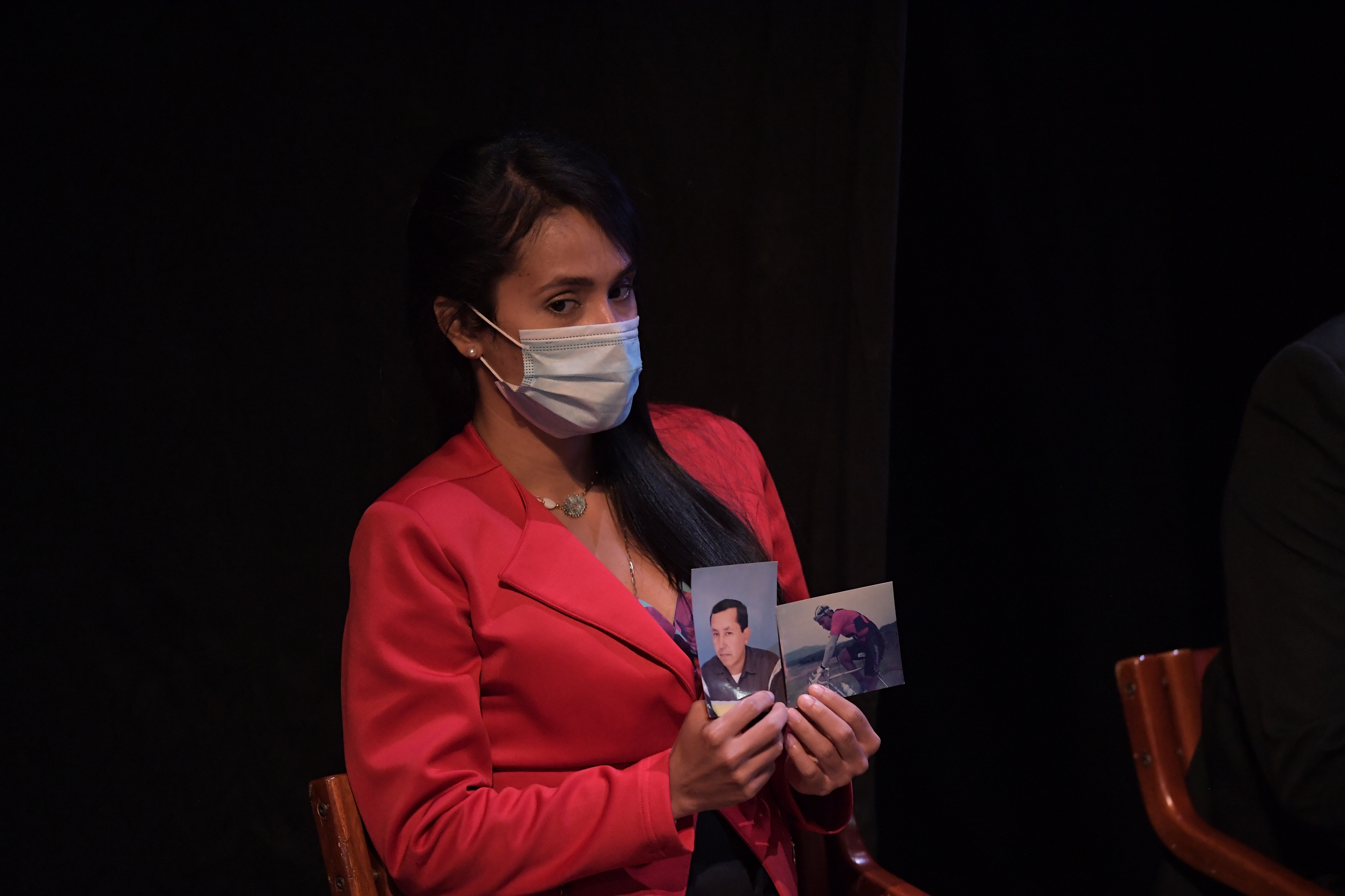 Hija de Guillermo Cordón Herrera, uno de los seis comerciantes del Huila secuestrados por las Farc, en el encuentro: “Verdades que liberen: reconocimiento de responsabilidades de secuestro por parte de las Farc”, organizado por la Comisión de la Verdad