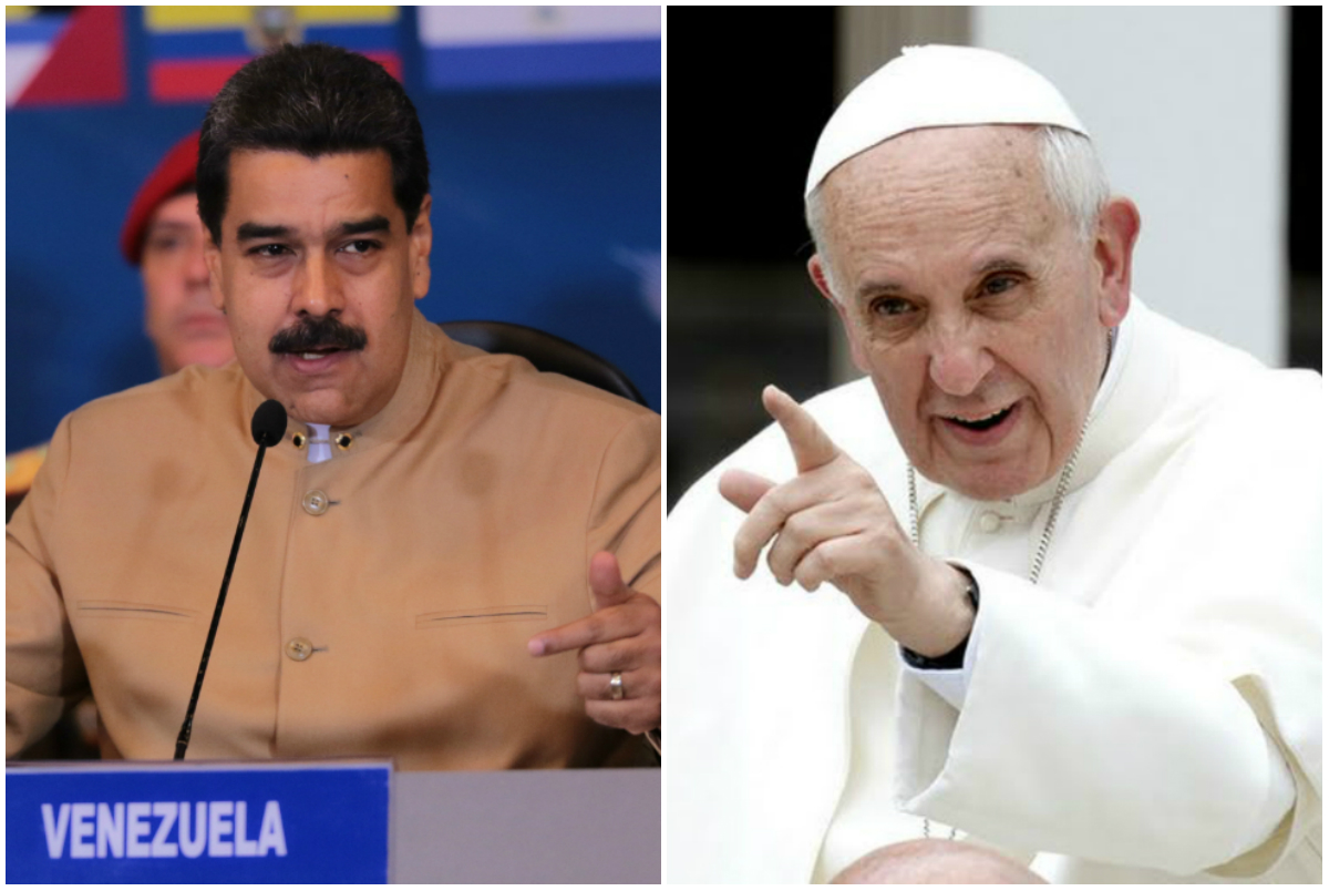 Maduro pide al papa Francisco que impida una “invasión” de EE.UU.