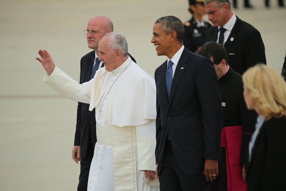 El papa Francisco llega a Estados Unidos