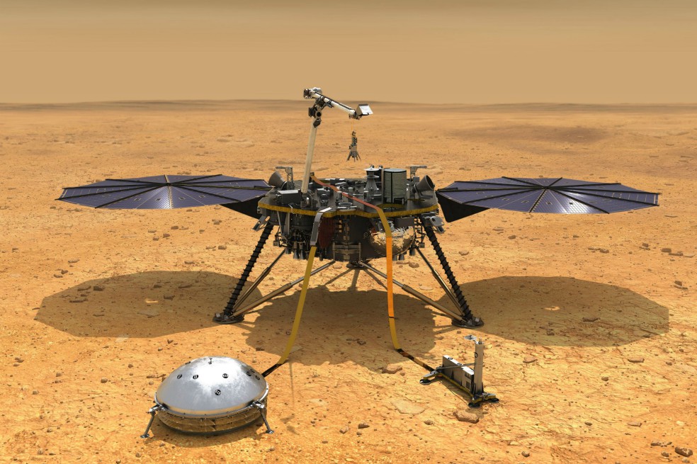 La misión InSight de la Nasa aterrizó con éxito en Marte