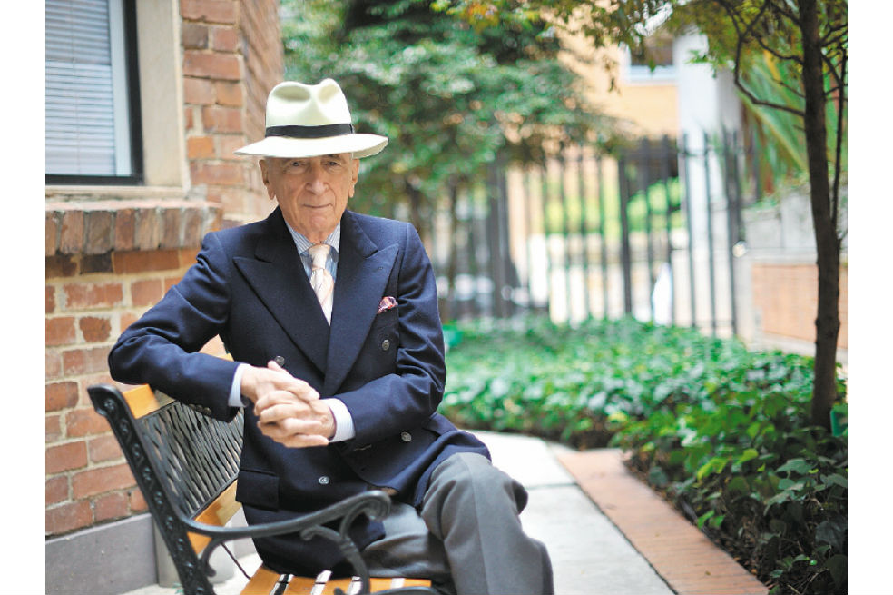 Gay Talese en su visita a Colombia como invitado de honor a los Premios Simón Bolívar en 2015.  / Luis Ángel - El Espectador