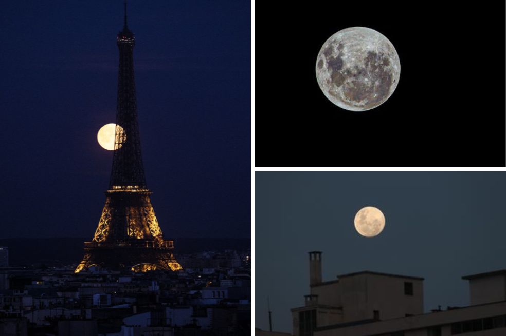 Las mejores imágenes que dejó la “Luna rosa”