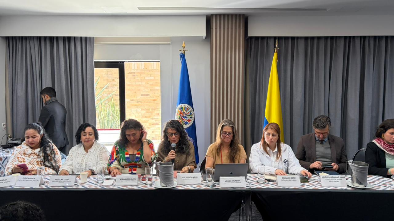 Comité de expertas del MESECVI durante la visita a la región del Catatumbo.