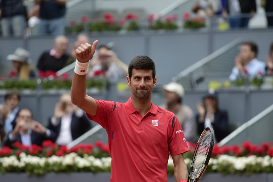 Novak Djokovic, a los cuartos de final del Masters 1.000 de Madrid