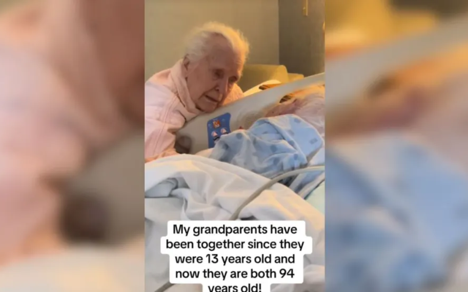 Abuela con demencia recuperó la lucidez y pudo despedirse de su esposo: “te amo”