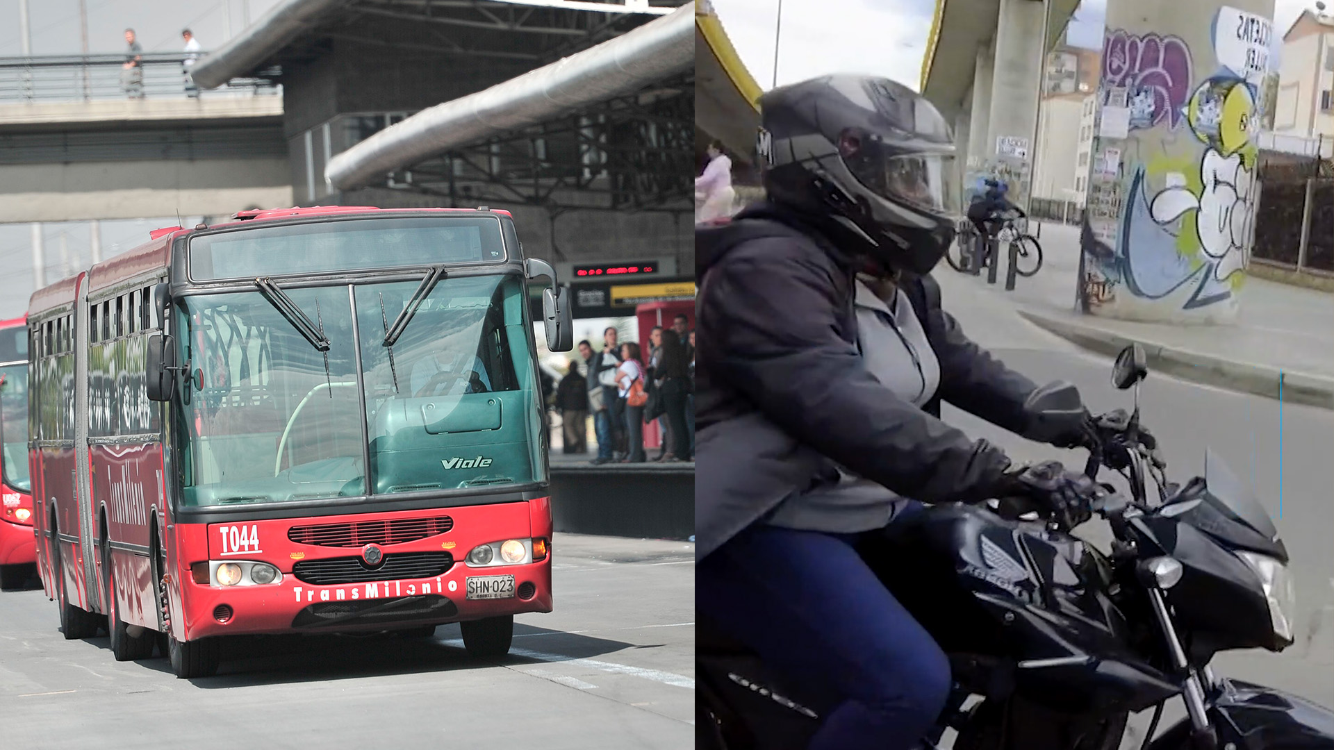 Mujeres se movilizan en moto para no ser acosadas en Bogotá
