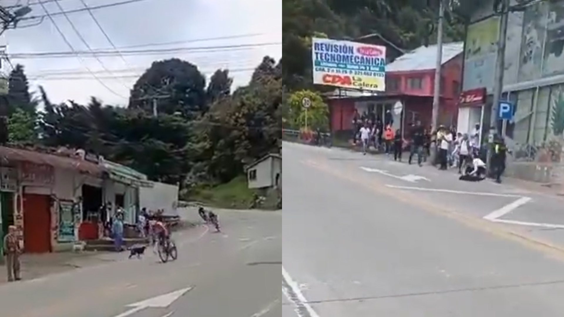 IDPYBA busca a perro accidentado durante competencia de la Vuelta a Colombia