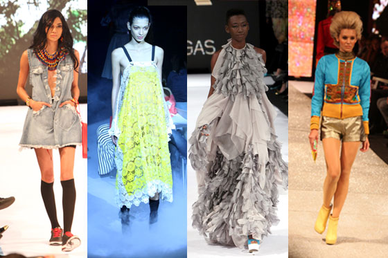 Cuatro marcas inauguraron El Círculo de la Moda 2012